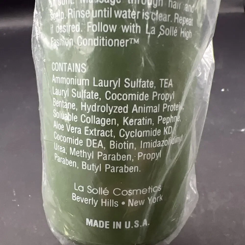 RARE La Sállé High Fashion Ultra-Concentrated Bio Keratin & Collagen Shampoo 8oz